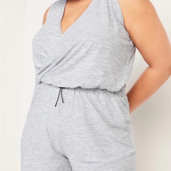 Old Navy Breathe ON romper in grey. - Picture 3 of 6